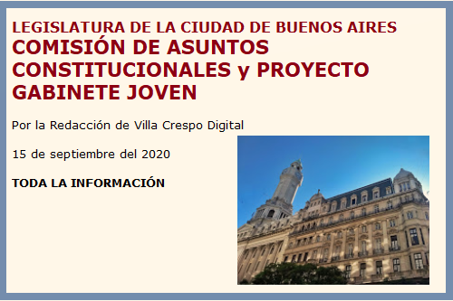 LEGISLATURA CIUDAD DNU Y JOVEN